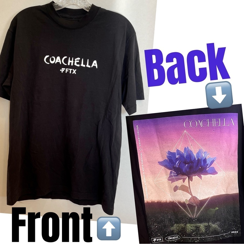 EUC Coachella 2022 x FTX NFT exclusive festival t shirt size unisex small​